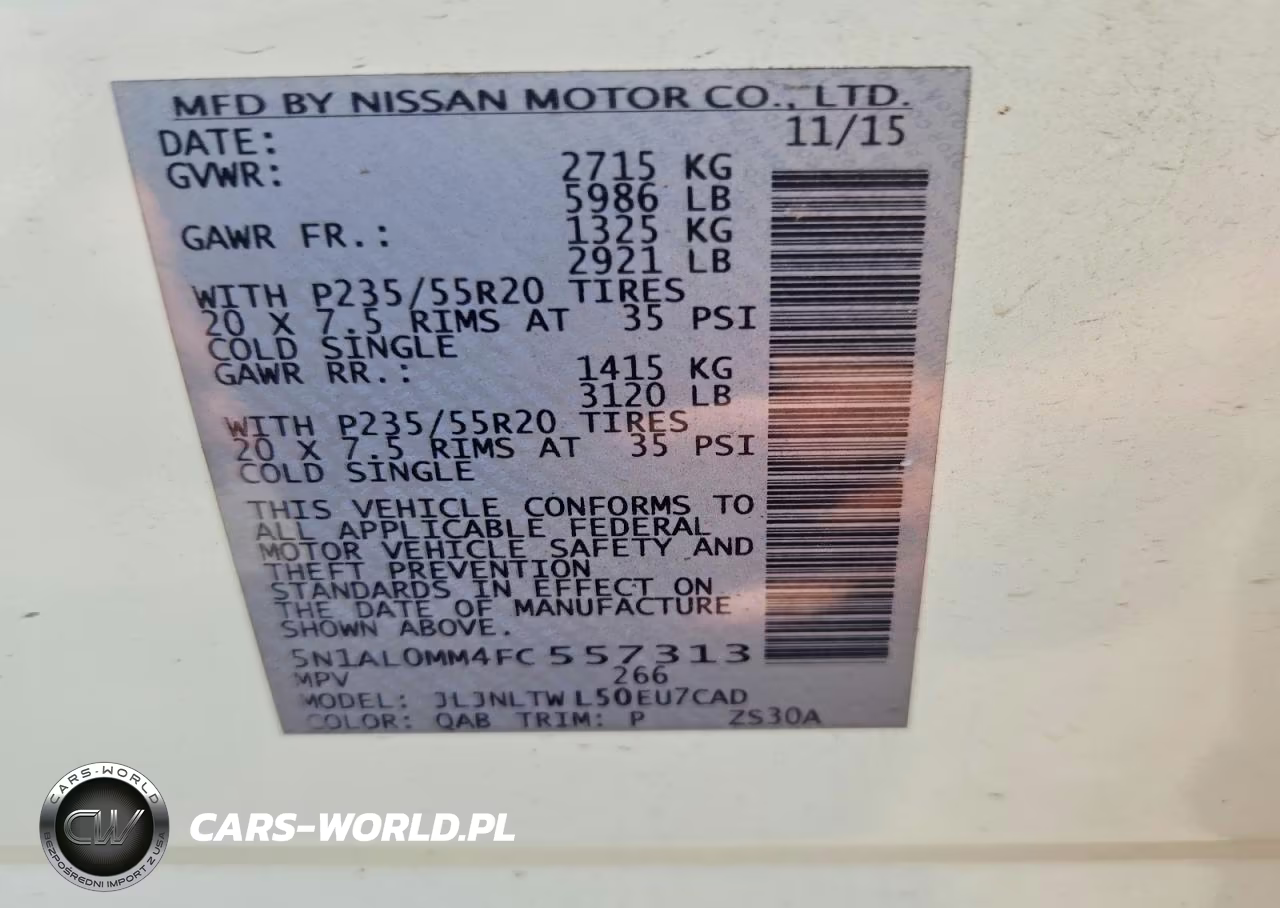 2015 Infiniti Qx60 Base VIN:5N1AL0MM4FC557313 - 13