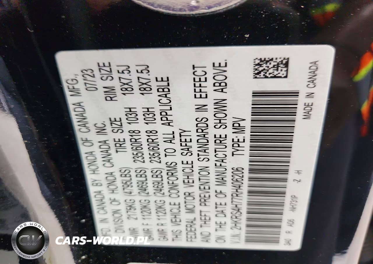 2024 Honda Cr-V Exl VIN:2HKRS4H77RH406206 - 13