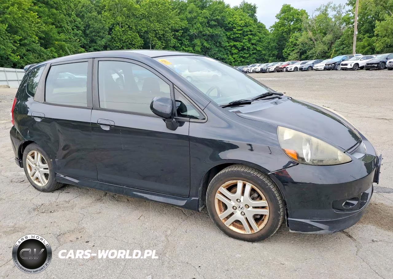2007 Honda Fit S VIN:JHMGD37647S054896 - 4