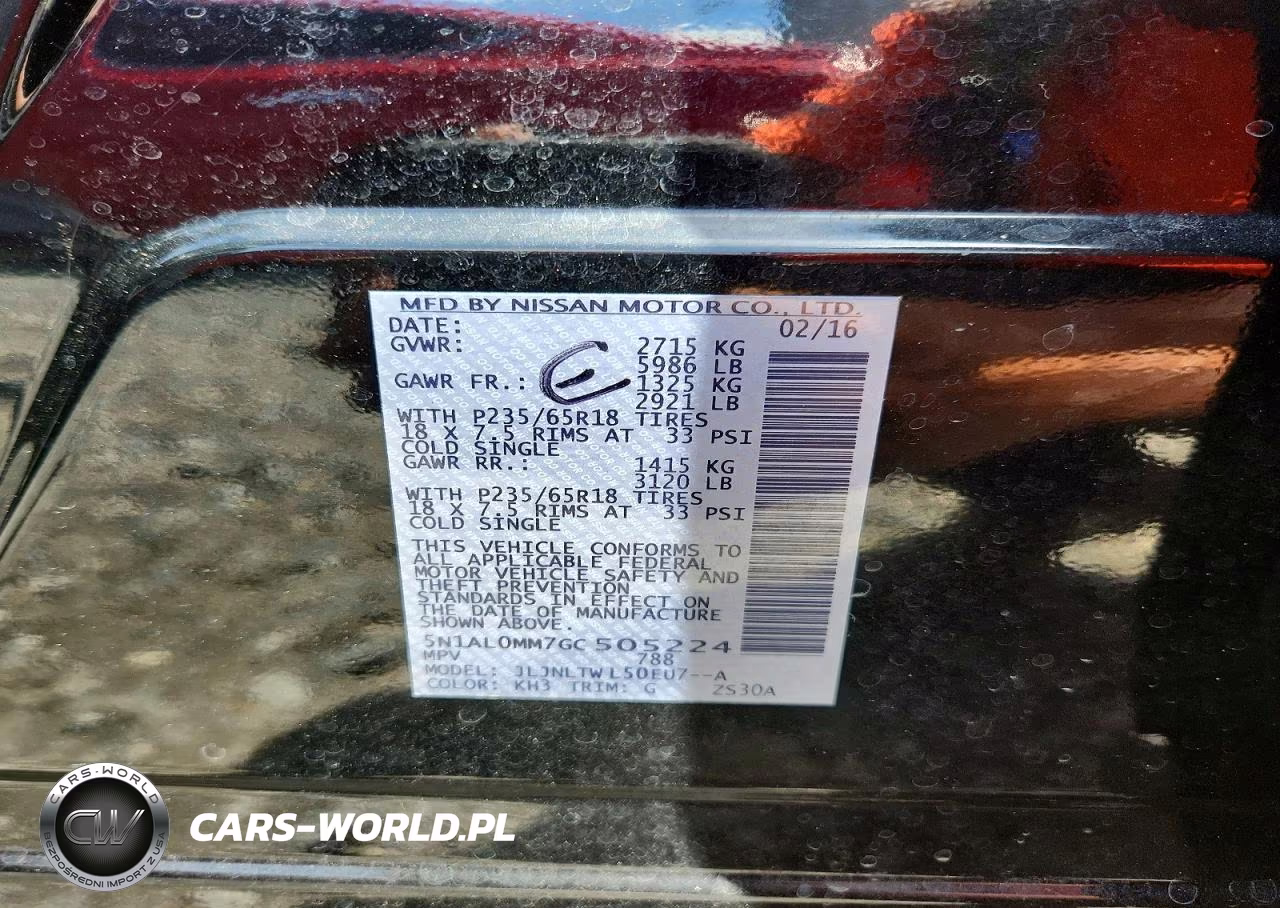 2016 Infiniti Qx60 Base VIN:5N1AL0MM7GC505224 - 13