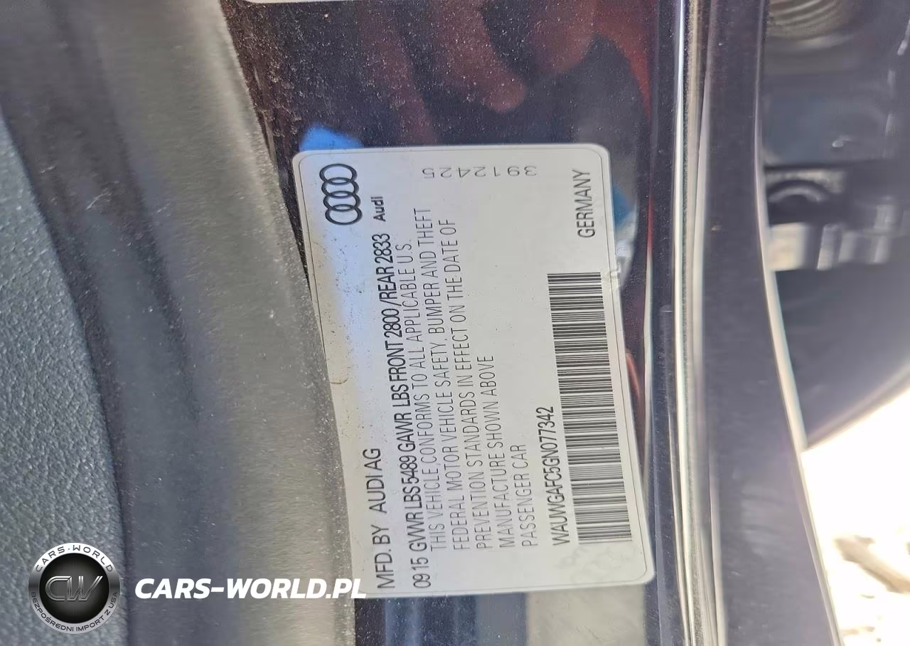 2016 Audi A7 Premium Plus VIN:WAUWGAFC5GN077342 - 12