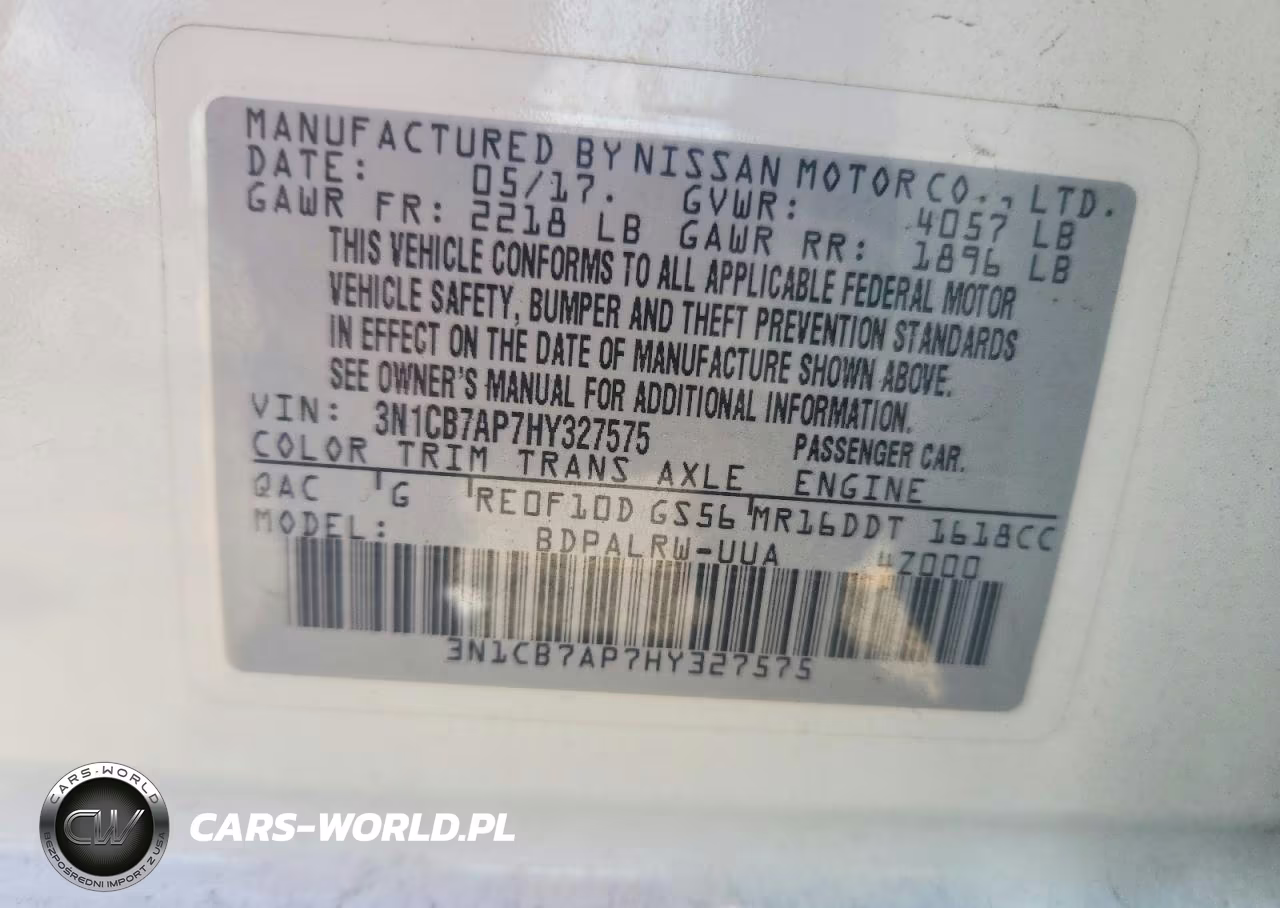 2017 Nissan Sentra Sr Turbo VIN:3N1CB7AP7HY327575 - 12