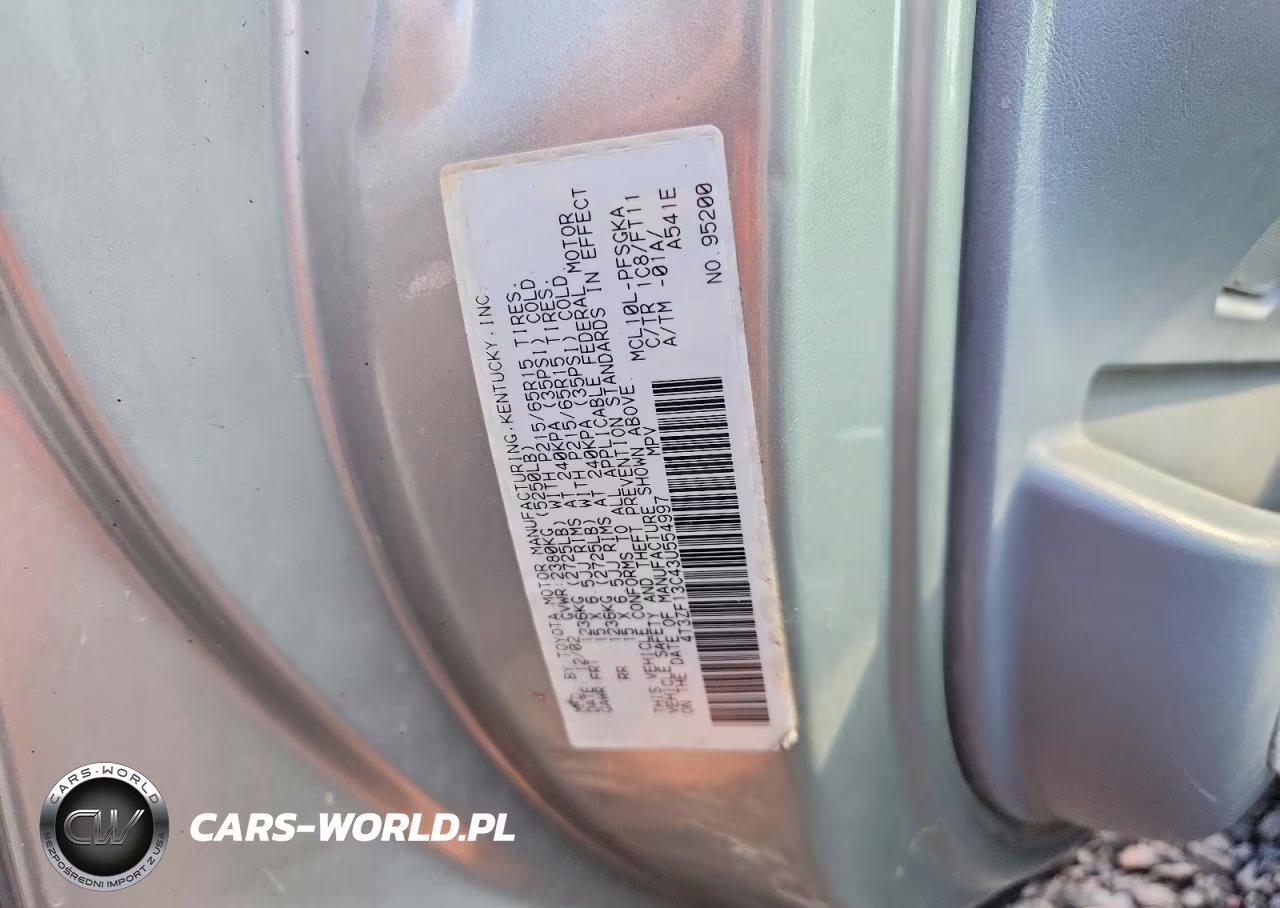 2003 Toyota Sienna Le VIN:4T3ZF13C43U554997 - 13