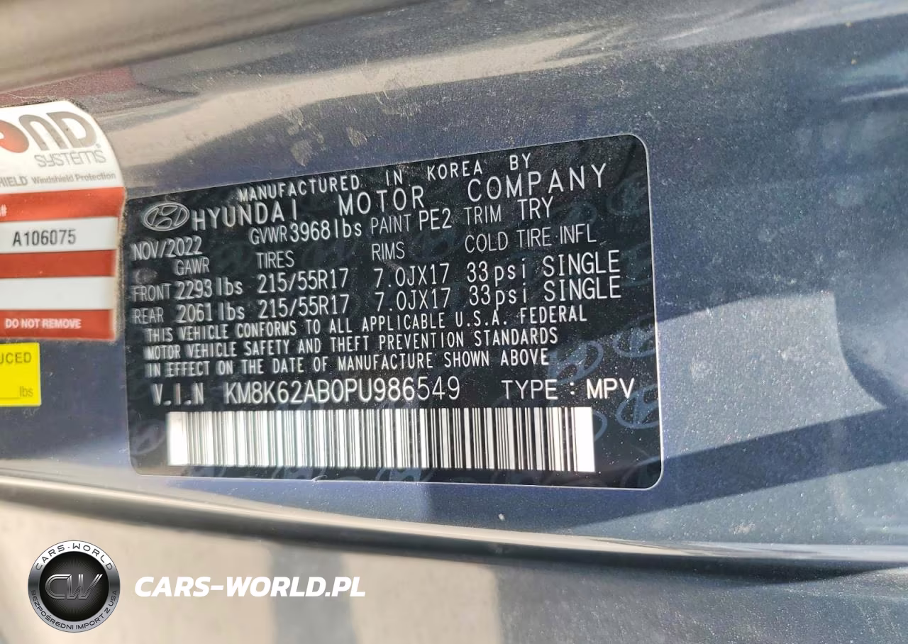 2023 Hyundai Kona Sel VIN:KM8K62AB0PU986549 - 13