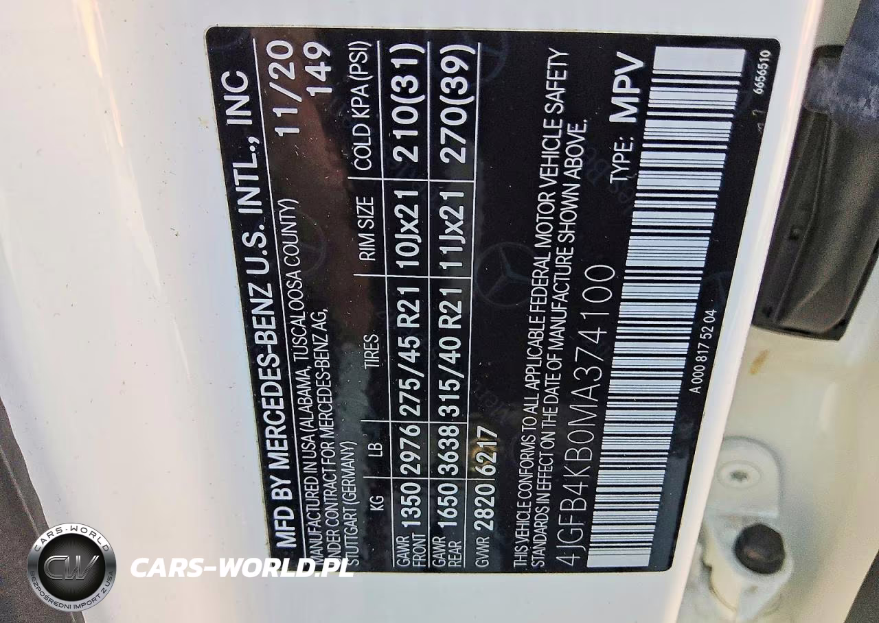 2021 Mercedes-Benz Gle 350 4Matic VIN:4JGFB4KB0MA374100 - 13