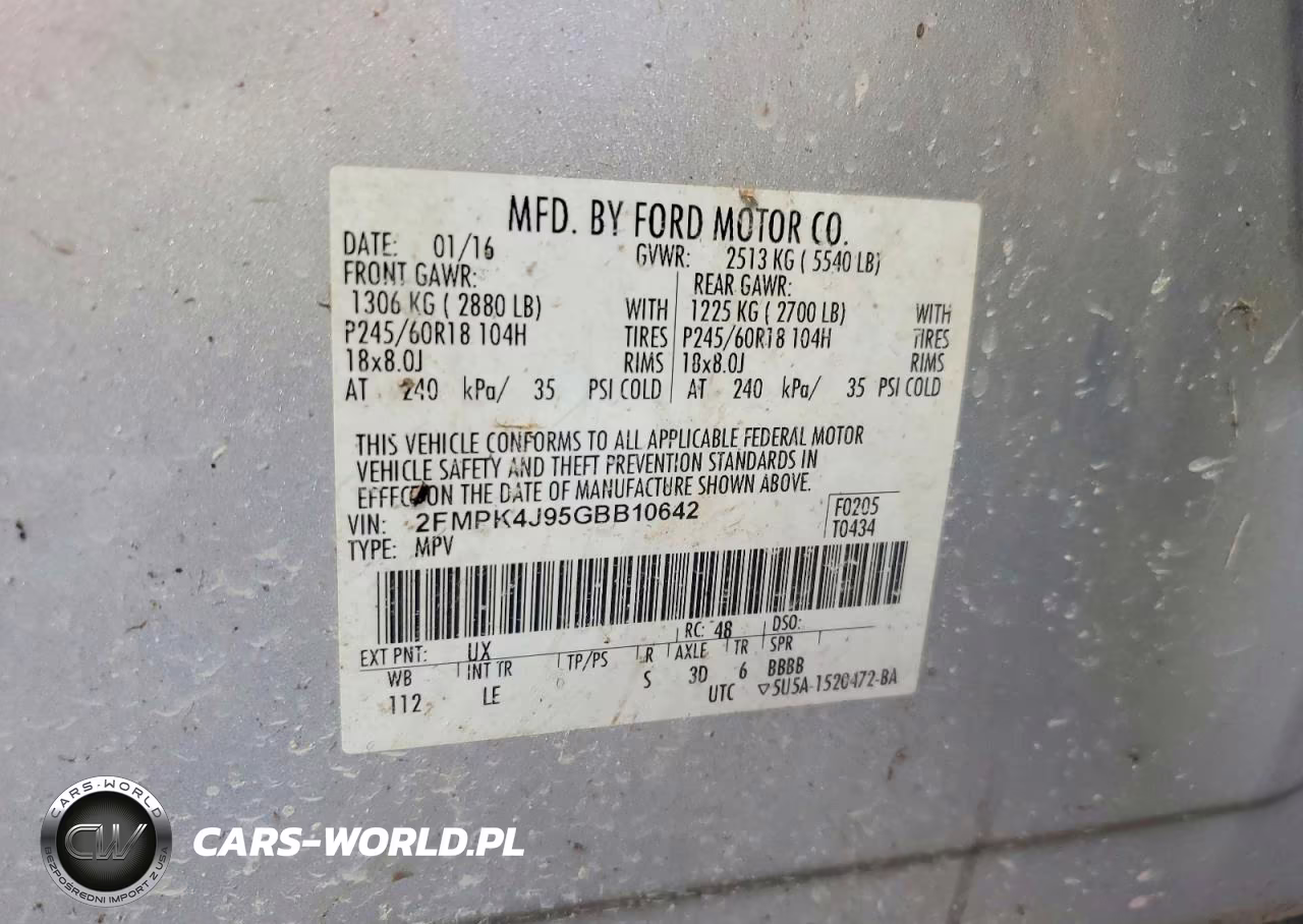 2016 Ford Edge Sel VIN:2FMPK4J95GBB10642 - 13