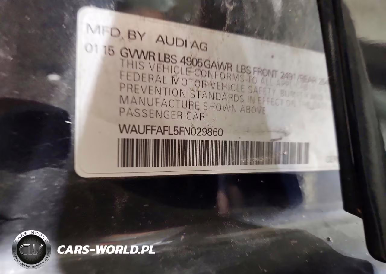 2015 Audi A4 Premium Plus VIN:WAUFFAFL5FN029860 - 12