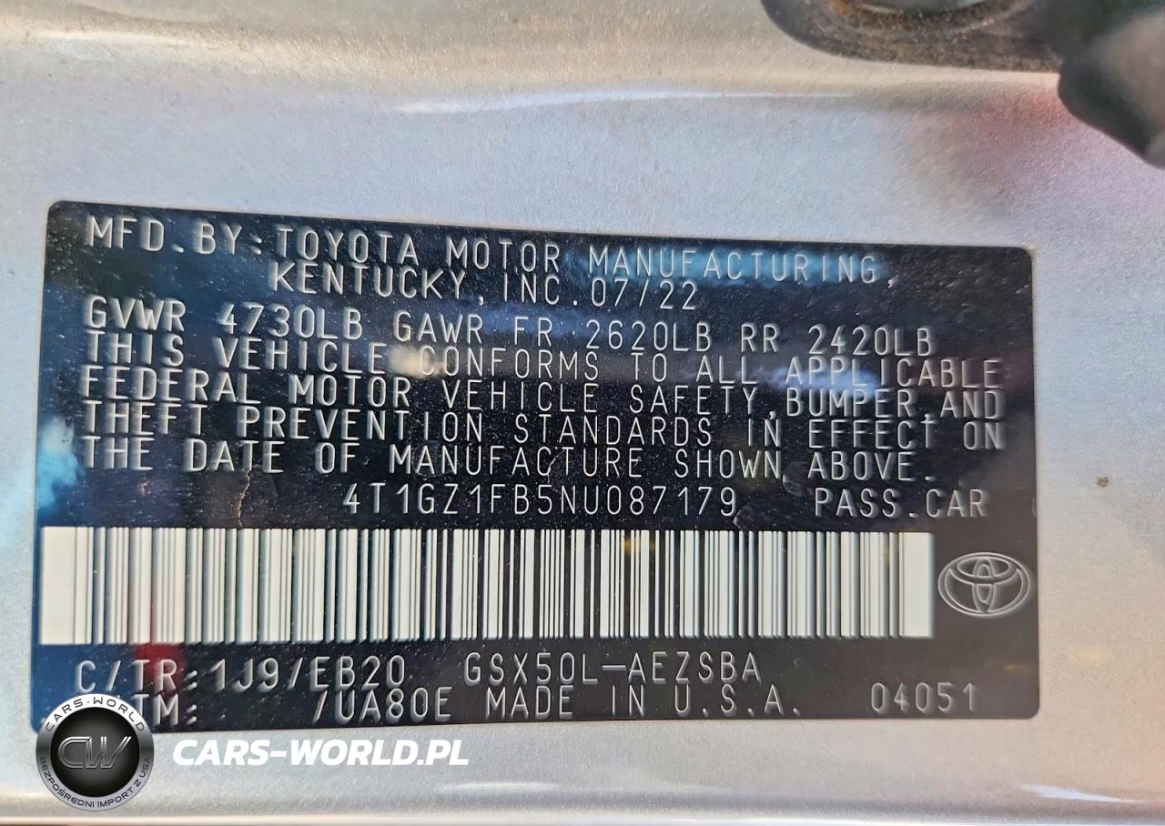 2022 Toyota Avalon Touring VIN:4T1GZ1FB5NU087179 - 12