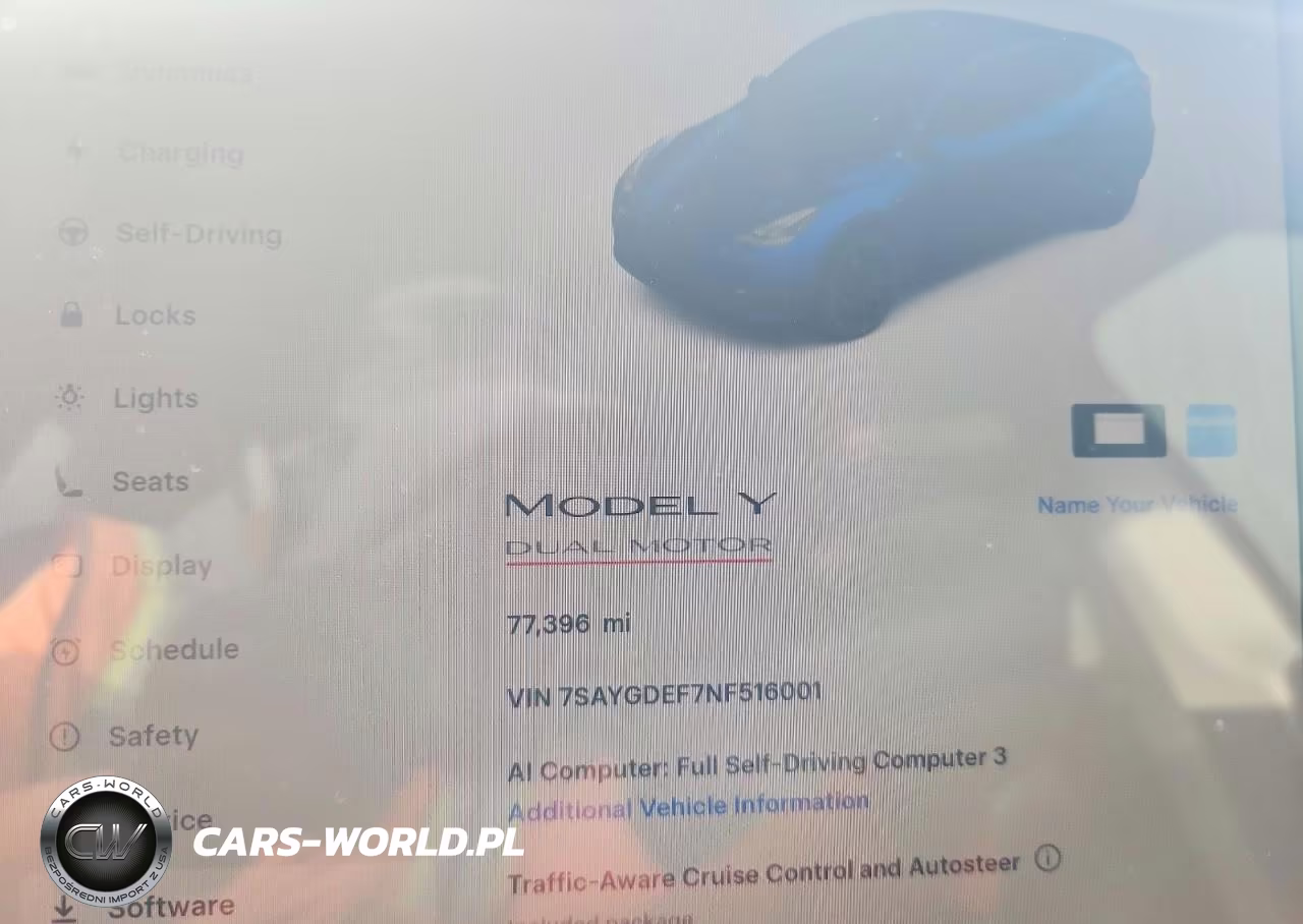 2022 Tesla Model Y VIN:7SAYGDEF7NF516001 - 9
