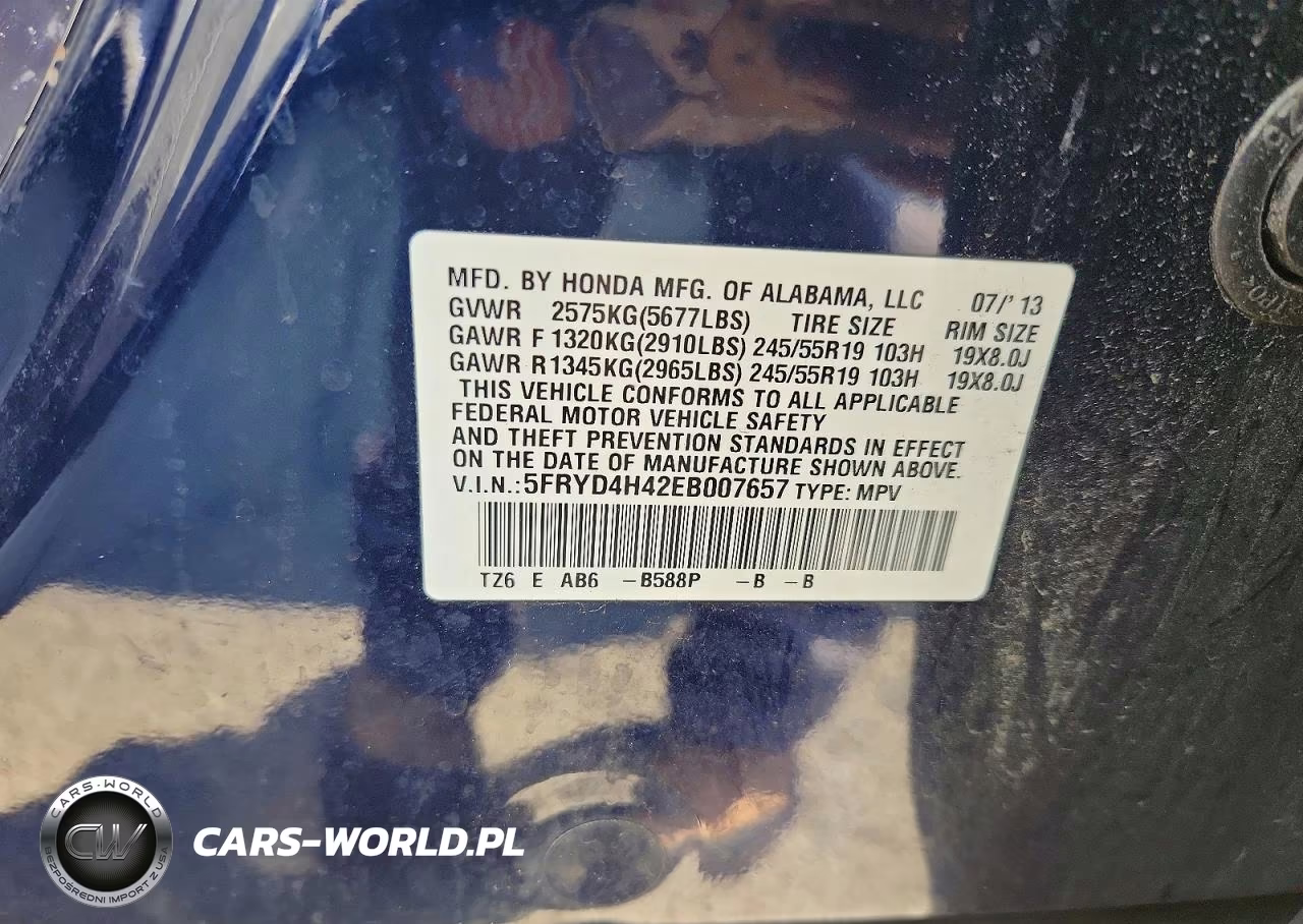 2014 Acura Mdx Technology VIN:5FRYD4H42EB007657 - 13