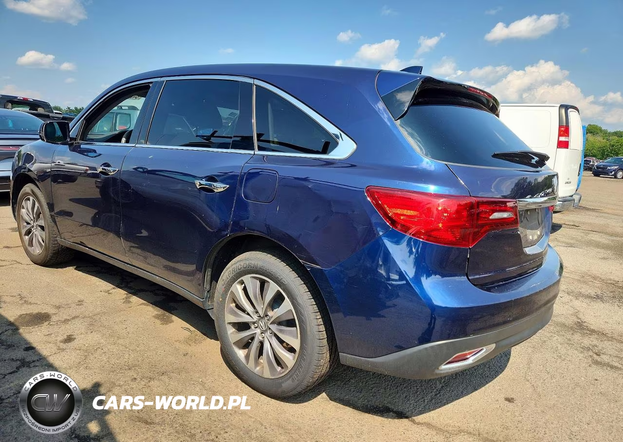 2014 Acura Mdx Technology VIN:5FRYD4H42EB007657 - 2