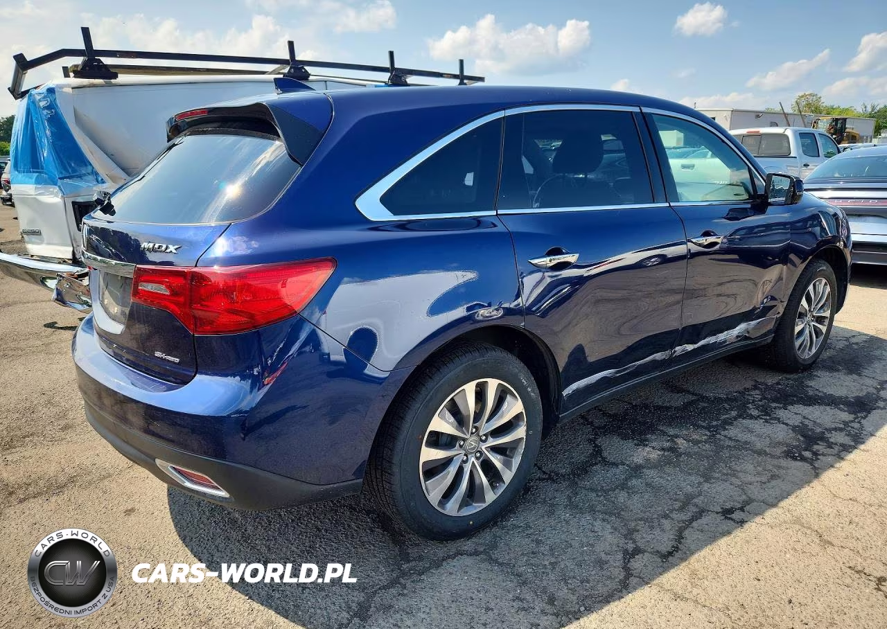 2014 Acura Mdx Technology VIN:5FRYD4H42EB007657 - 3