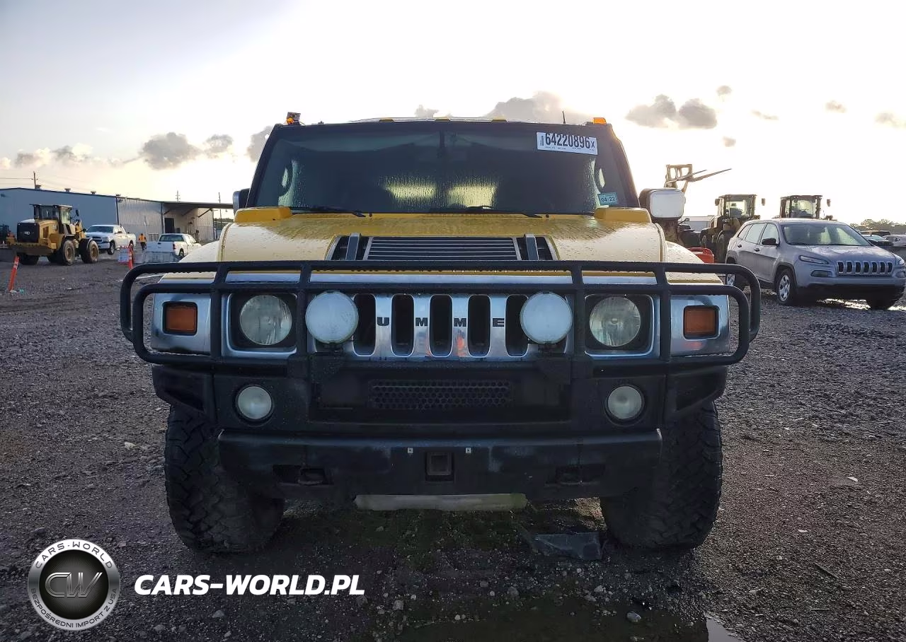 2003 Hummer H2 VIN:5GRGN23U03H122226 - 5
