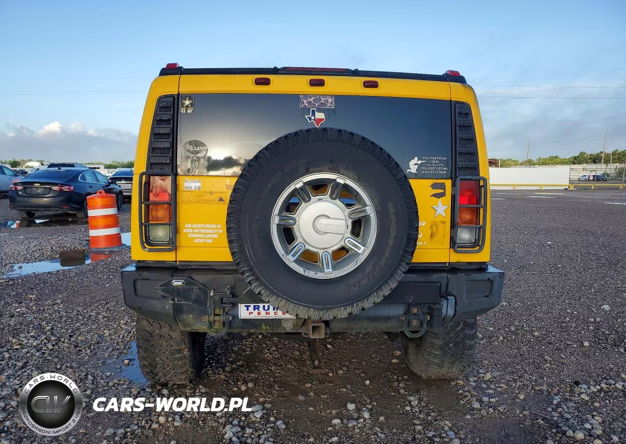 2003 Hummer H2 VIN:5GRGN23U03H122226 - 6
