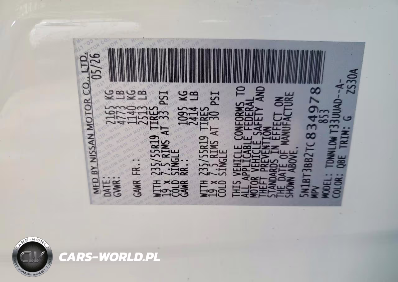2026 Nissan Rogue Dark Armor VIN:5N1BT3BB2TC834978 - 13