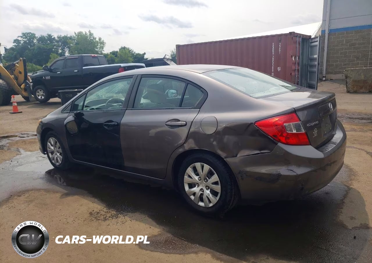 2012 Honda Civic Lx VIN:19XFB2F55CE334202 - 2