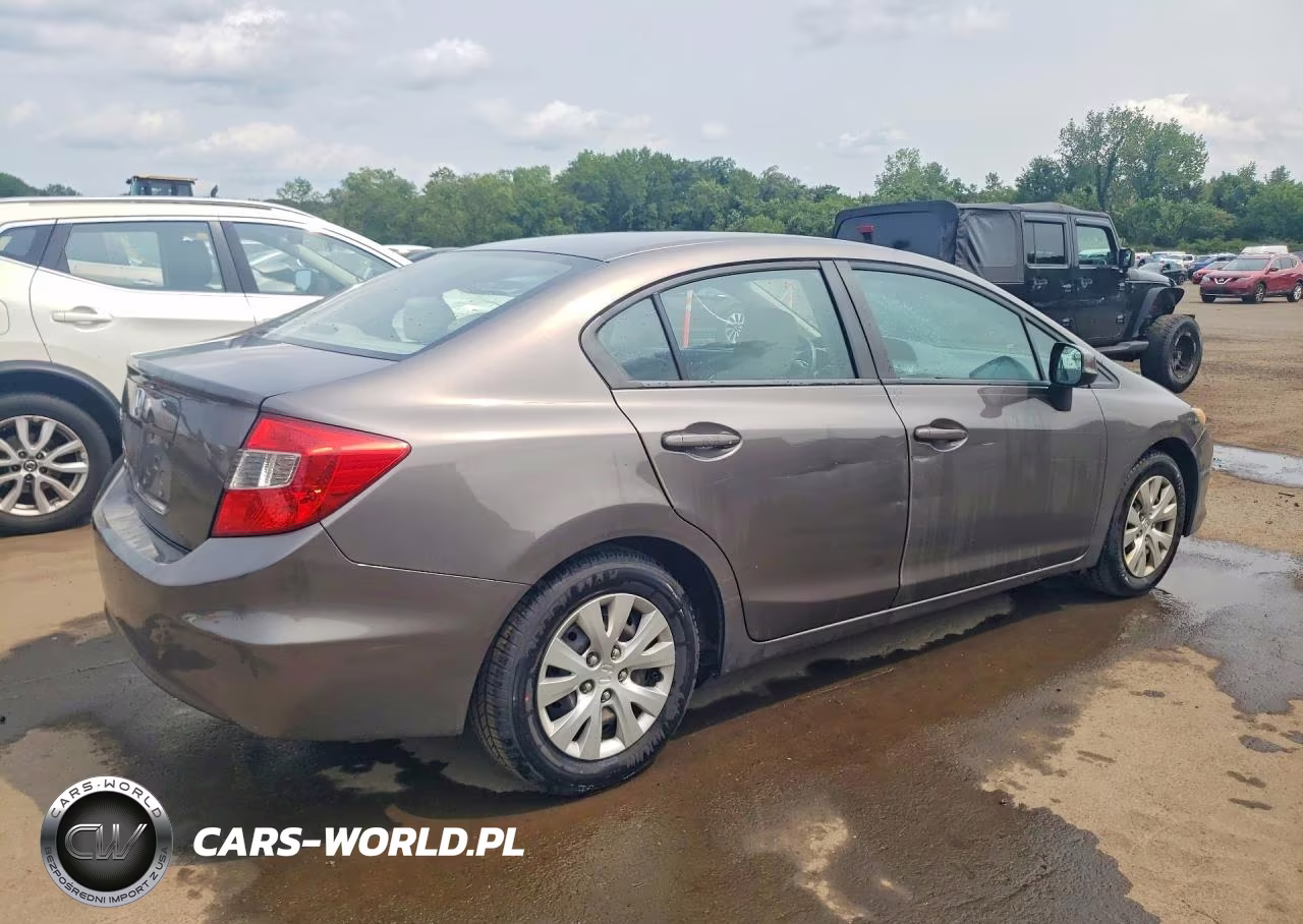 2012 Honda Civic Lx VIN:19XFB2F55CE334202 - 3