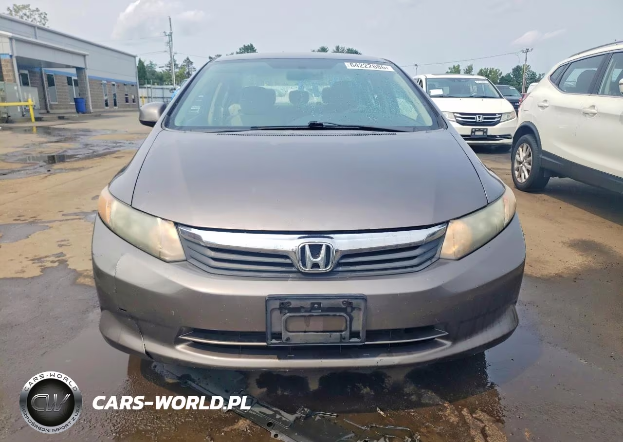 2012 Honda Civic Lx VIN:19XFB2F55CE334202 - 5