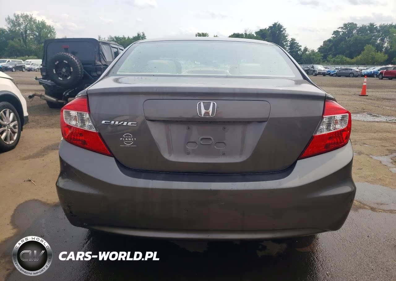 2012 Honda Civic Lx VIN:19XFB2F55CE334202 - 6