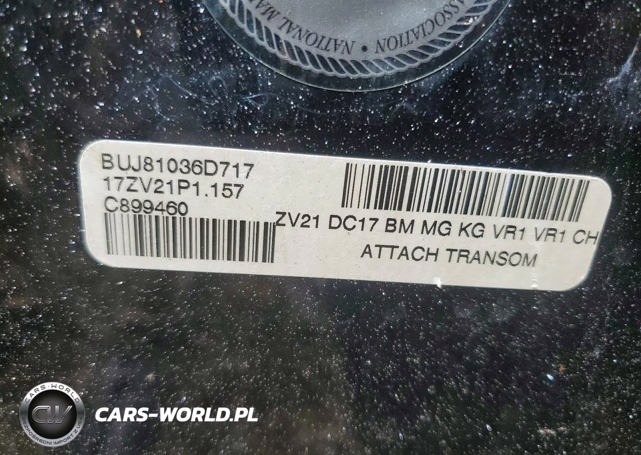 2017 Nitro Zv21 Boat VIN:BUJ81036D717 - 10