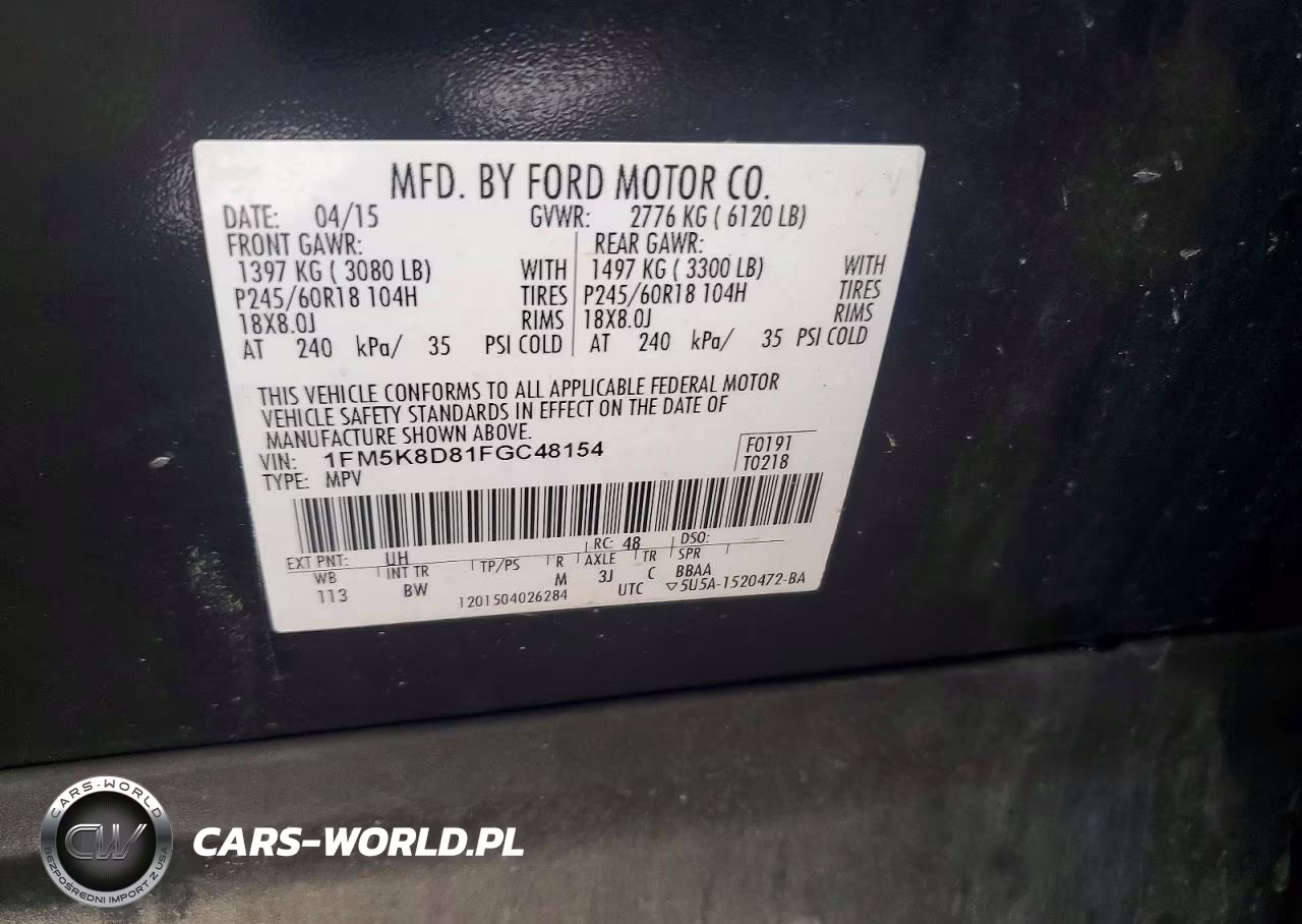2015 Ford Explorer Xlt VIN:1FM5K8D81FGC48154 - 13