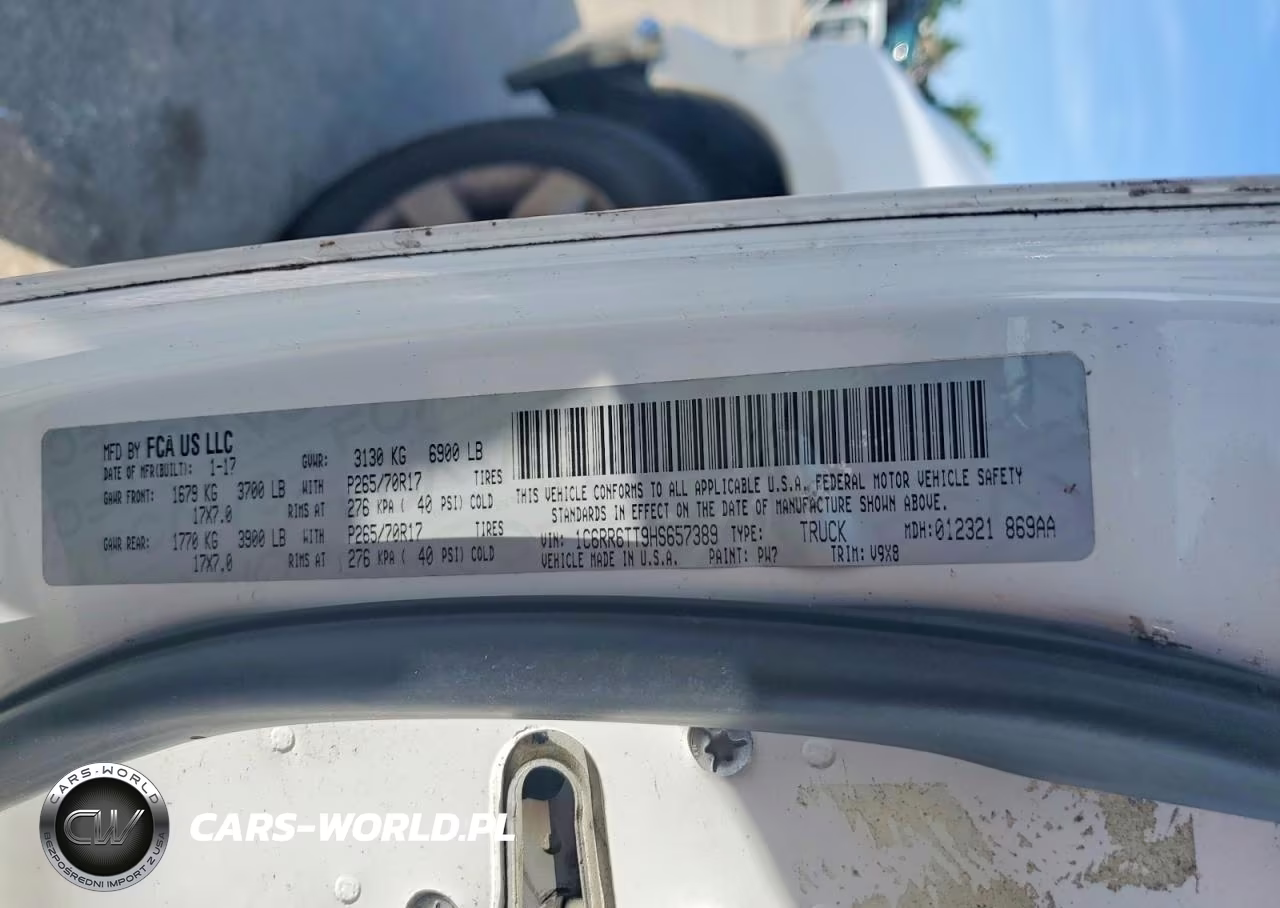 2017 Ram 1500 Slt VIN:1C6RR6TT9HS657389 - 12