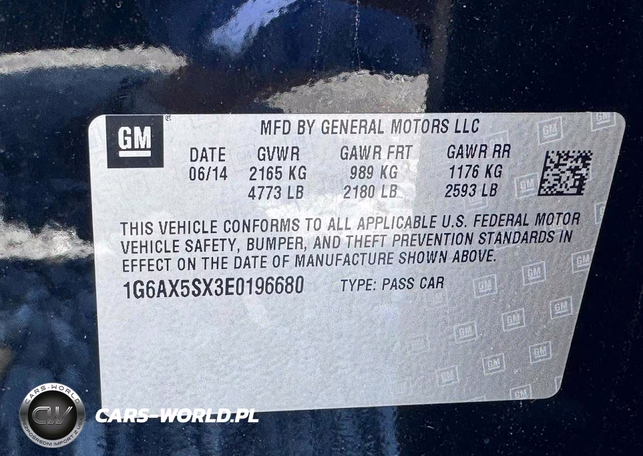 2014 Cadillac Cts Luxury Collection VIN:1G6AX5SX3E0196680 - 10