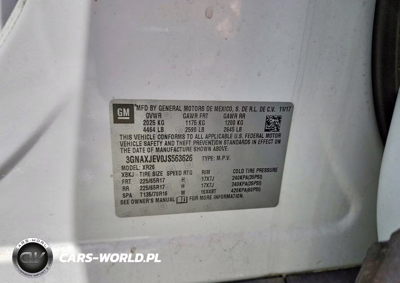 2018 Chevrolet Equinox Lt VIN:3GNAXJEV0JS563626 - 12