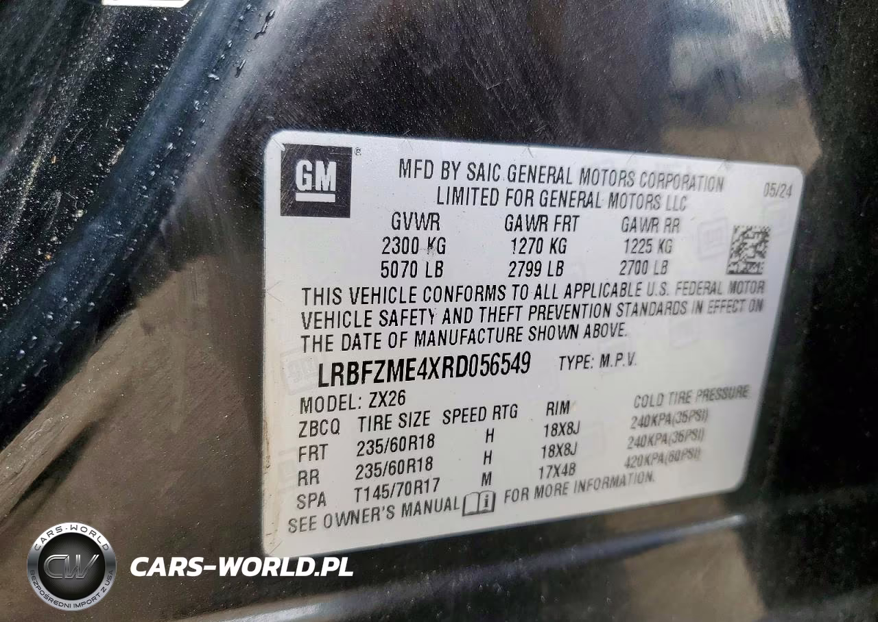 2024 Buick Envision Preferred VIN:LRBFZME4XRD056549 - 13