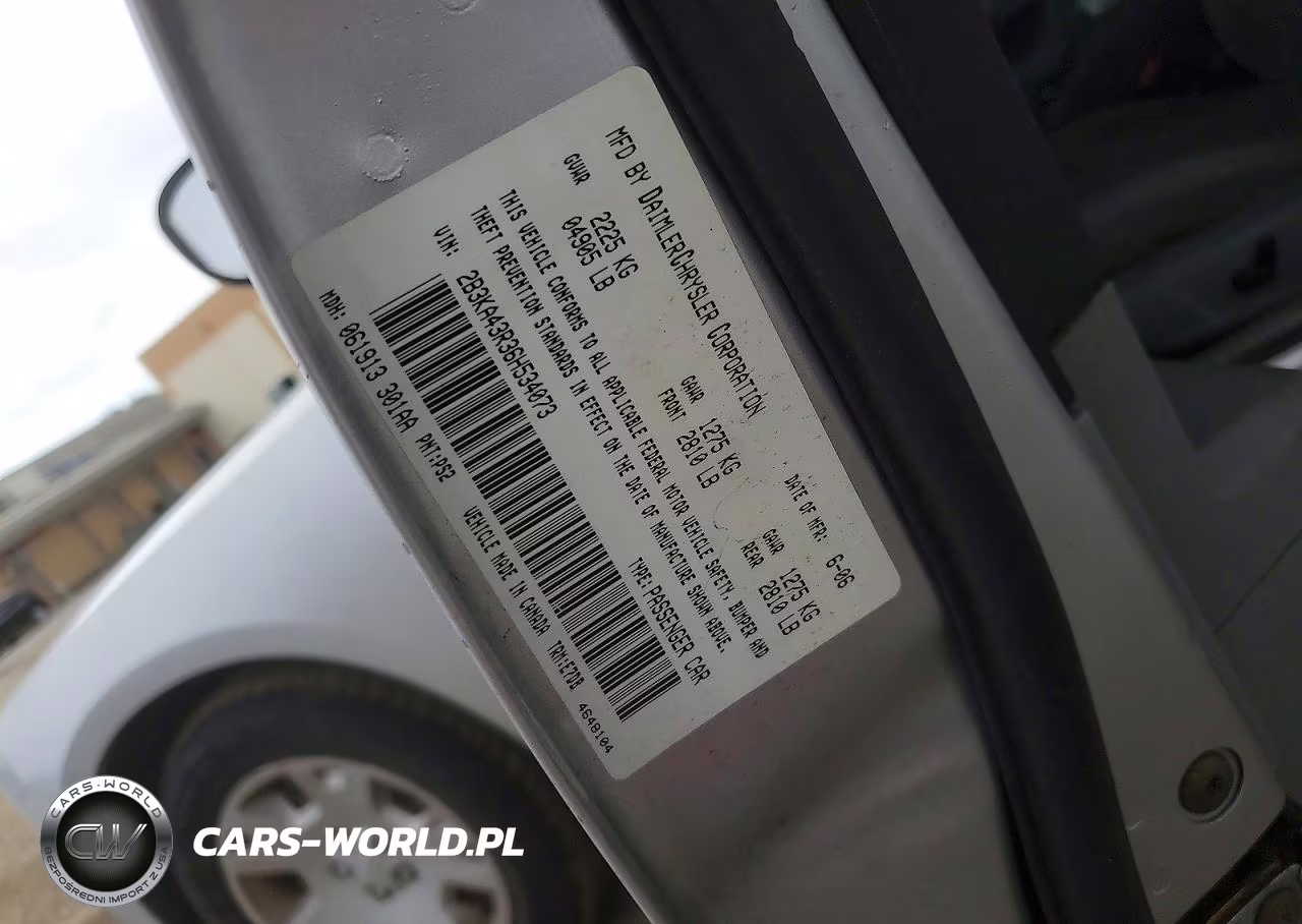 2006 Dodge Charger Se VIN:2B3KA43R36H534073 - 12