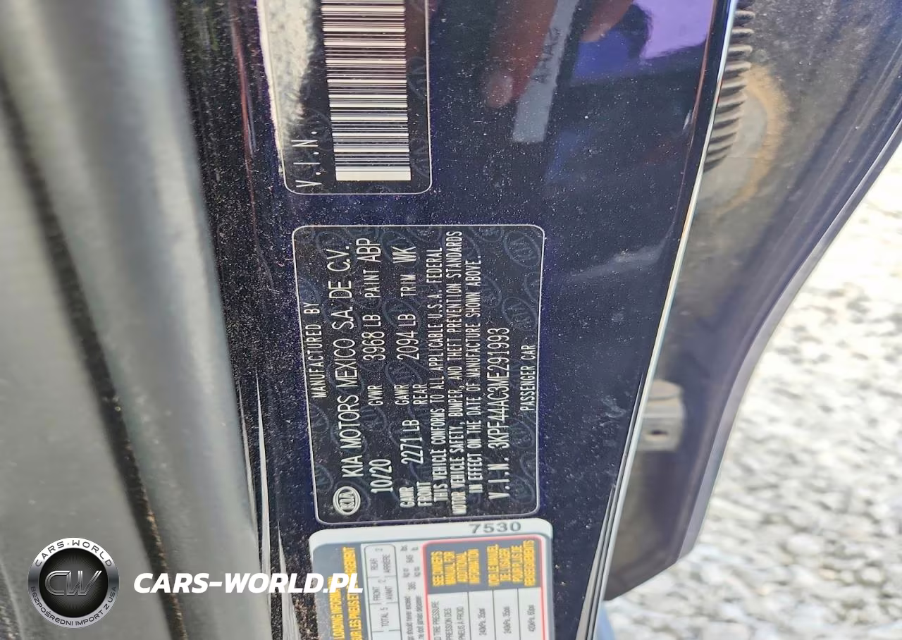 2021 Kia Forte Gt VIN:3KPF44AC3ME291993 - 12