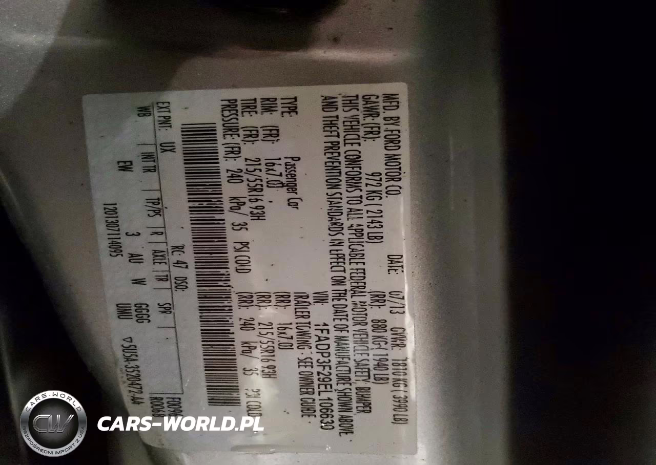 2014 Ford Focus Se VIN:1FADP3F29EL106630 - 12