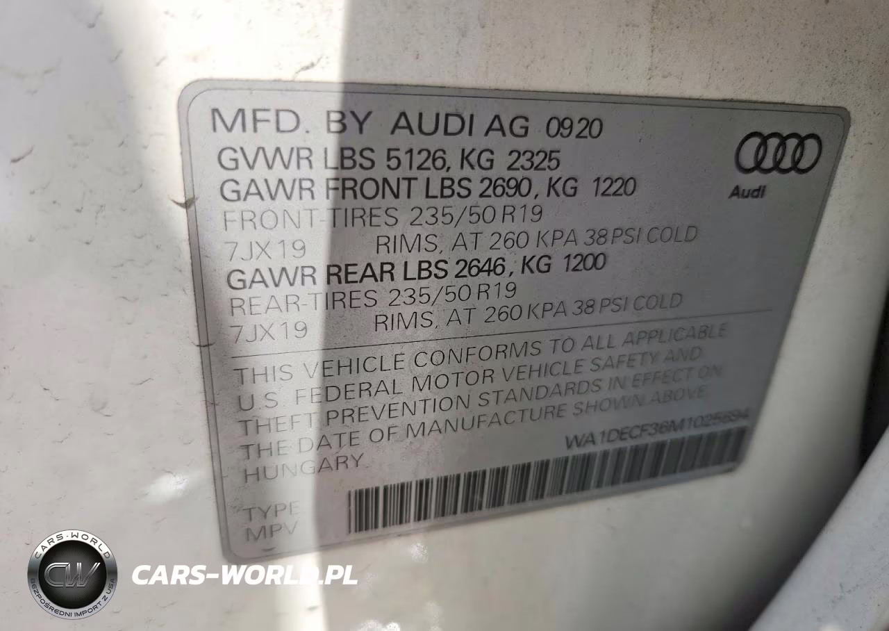 2021 Audi Q3 Premium S Line 45 VIN:WA1DECF36M1025694 - 13