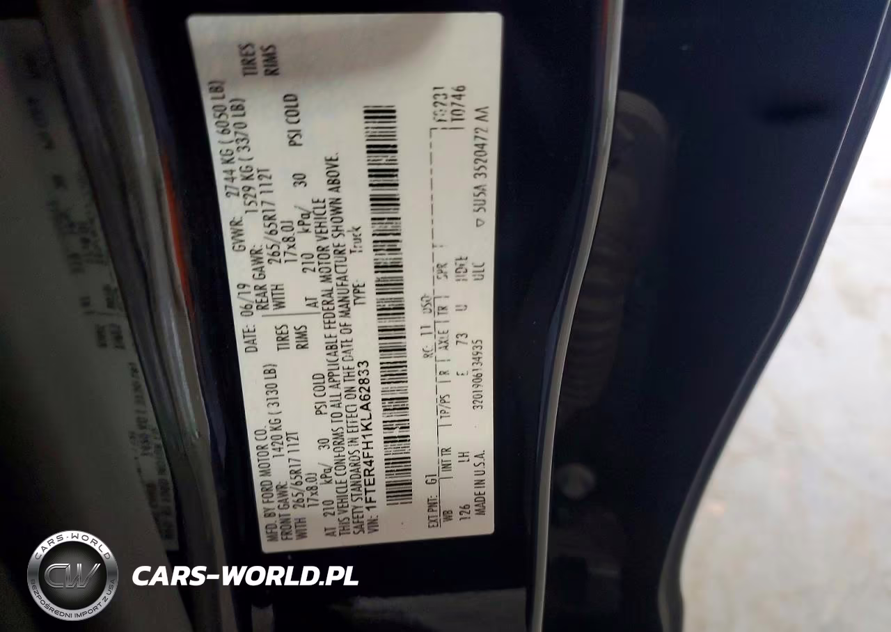 2019 Ford Ranger Xl VIN:1FTER4FH1KLA62833 - 12