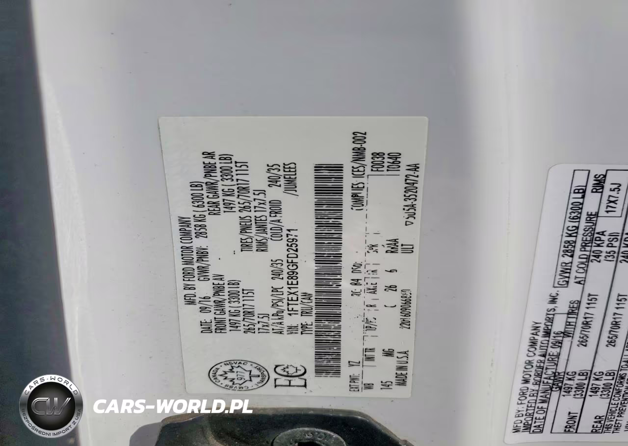 2016 Ford F150 Super Cab VIN:1FTEX1E89GFD25971 - 12