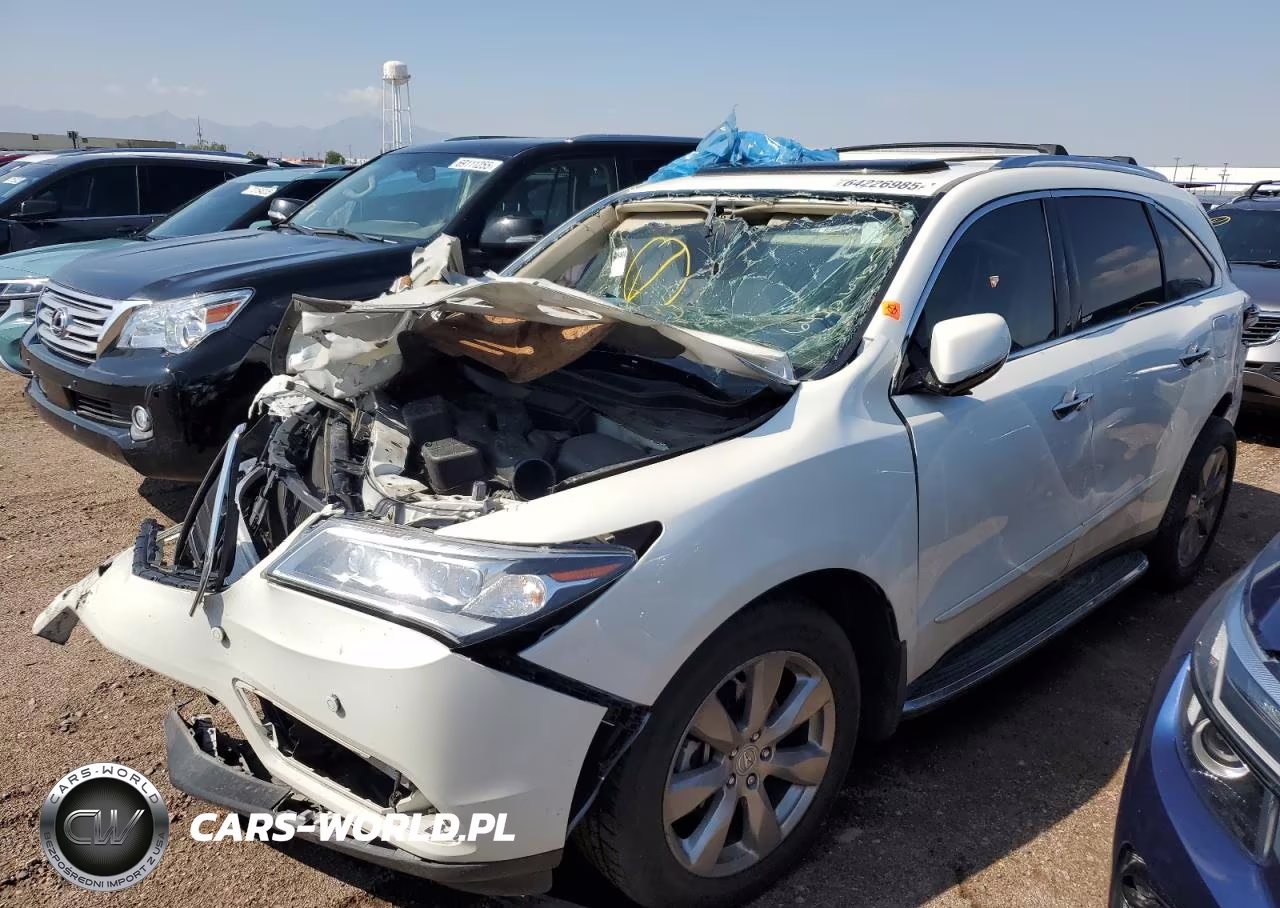 2014 Acura Mdx Advance VIN:5FRYD3H85EB013174 - 1