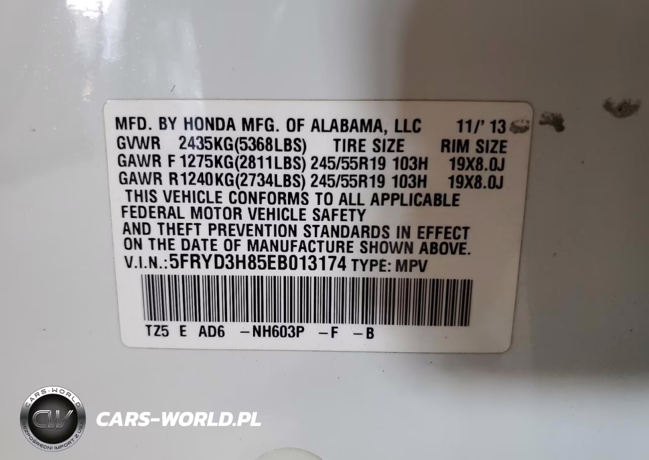 2014 Acura Mdx Advance VIN:5FRYD3H85EB013174 - 12