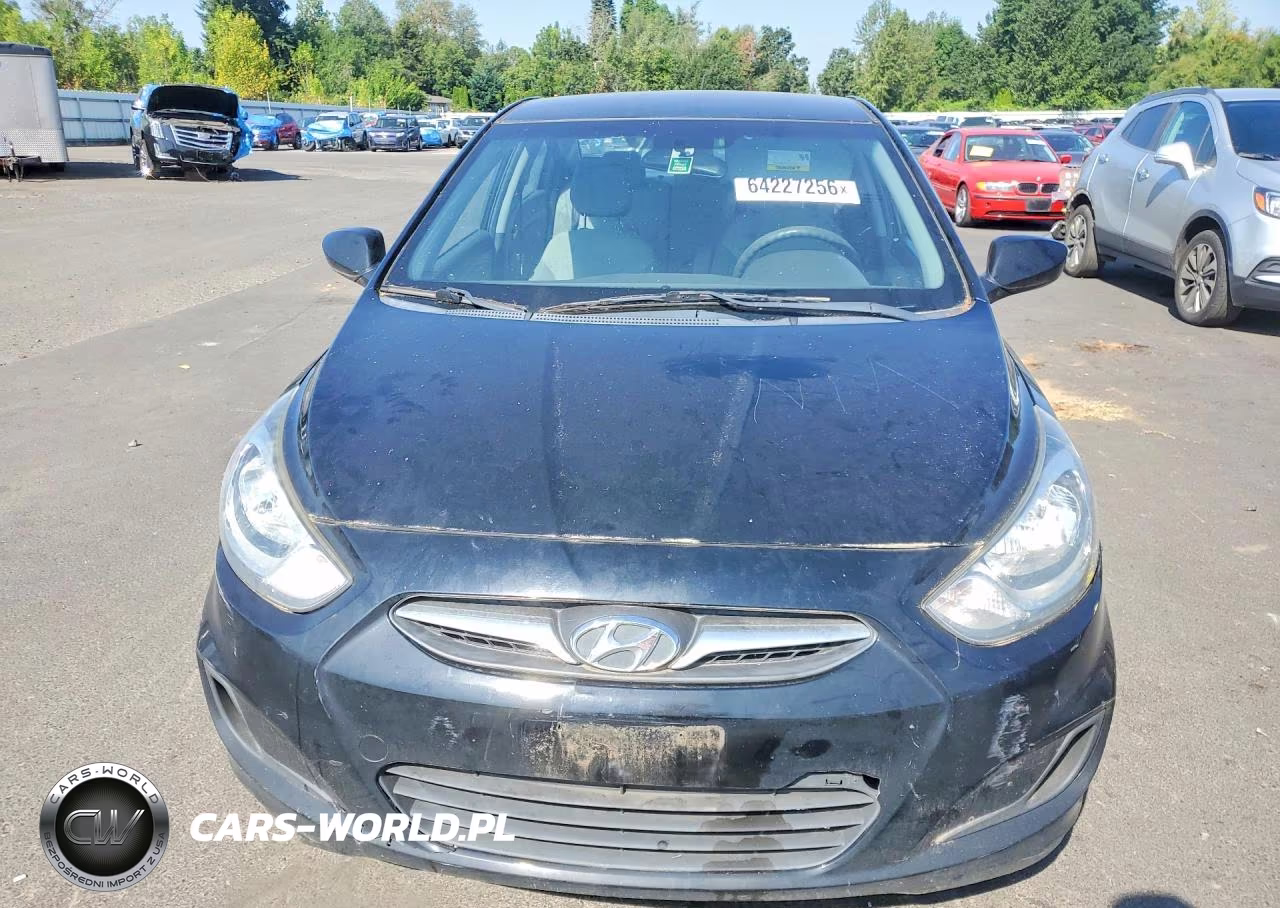 2013 Hyundai Accent Gls VIN:KMHCT4AE1DU462289 - 5