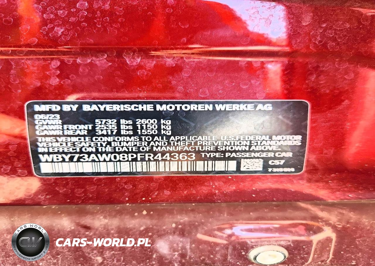 2023 BMW I4 Edrive 40 VIN:WBY73AW08PFR44363 - 12