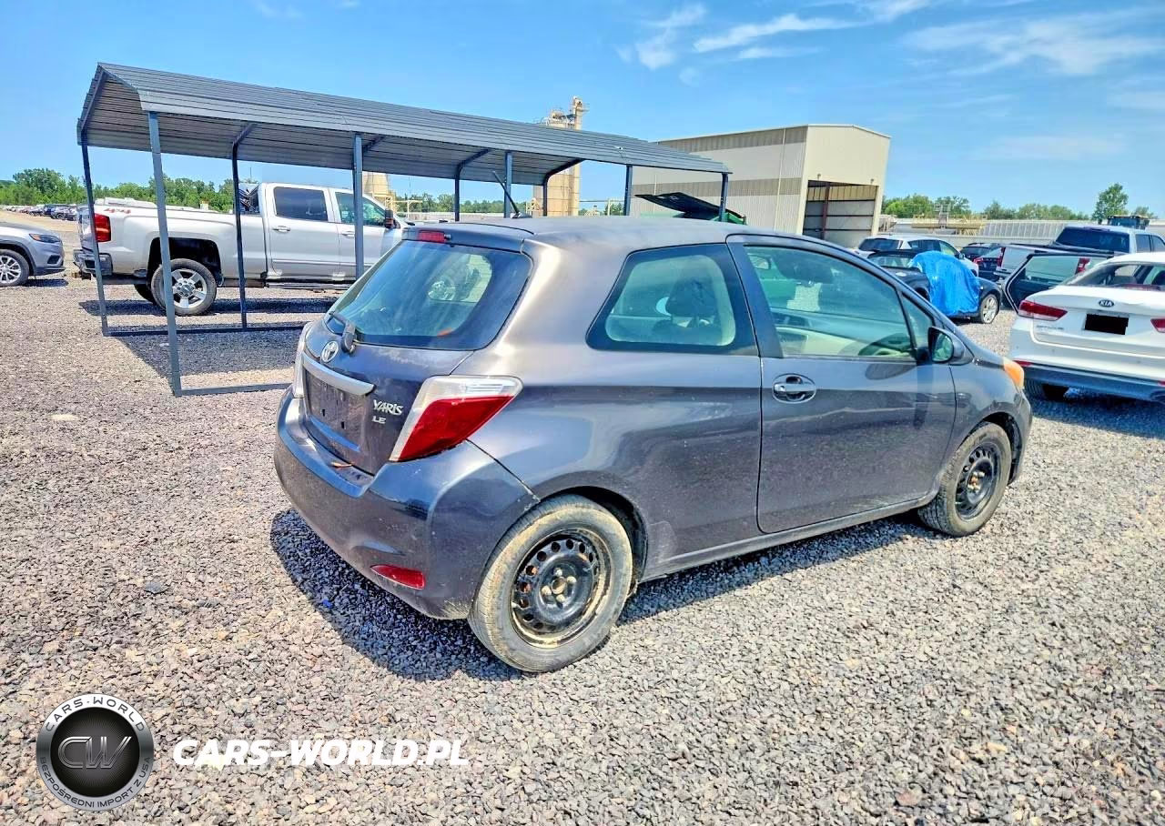 2012 Toyota Yaris VIN:JTDJTUD38CD511895 - 3