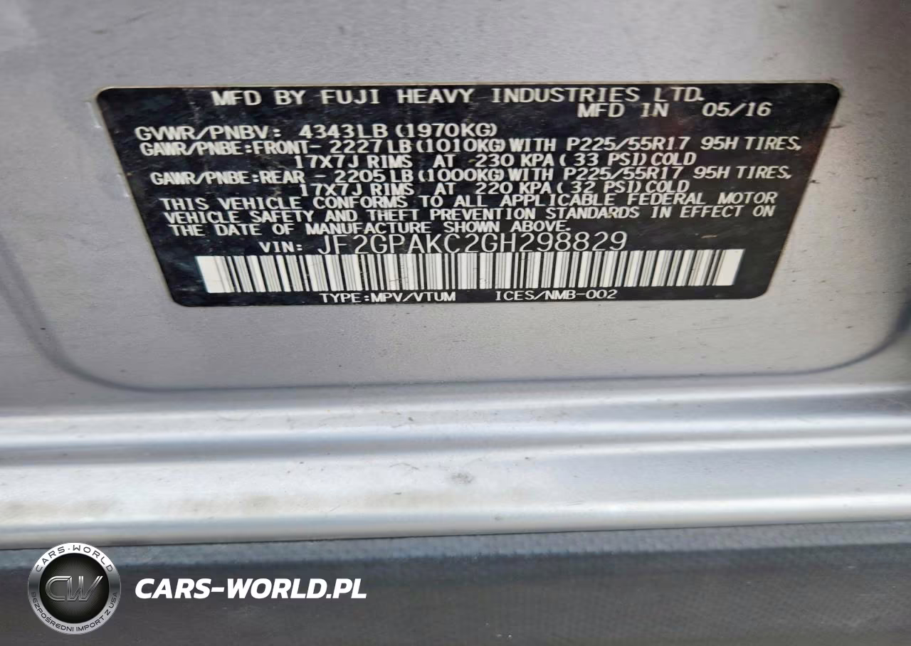 2016 Subaru Crosstrek Limited VIN:JF2GPAKC2GH298829 - 13