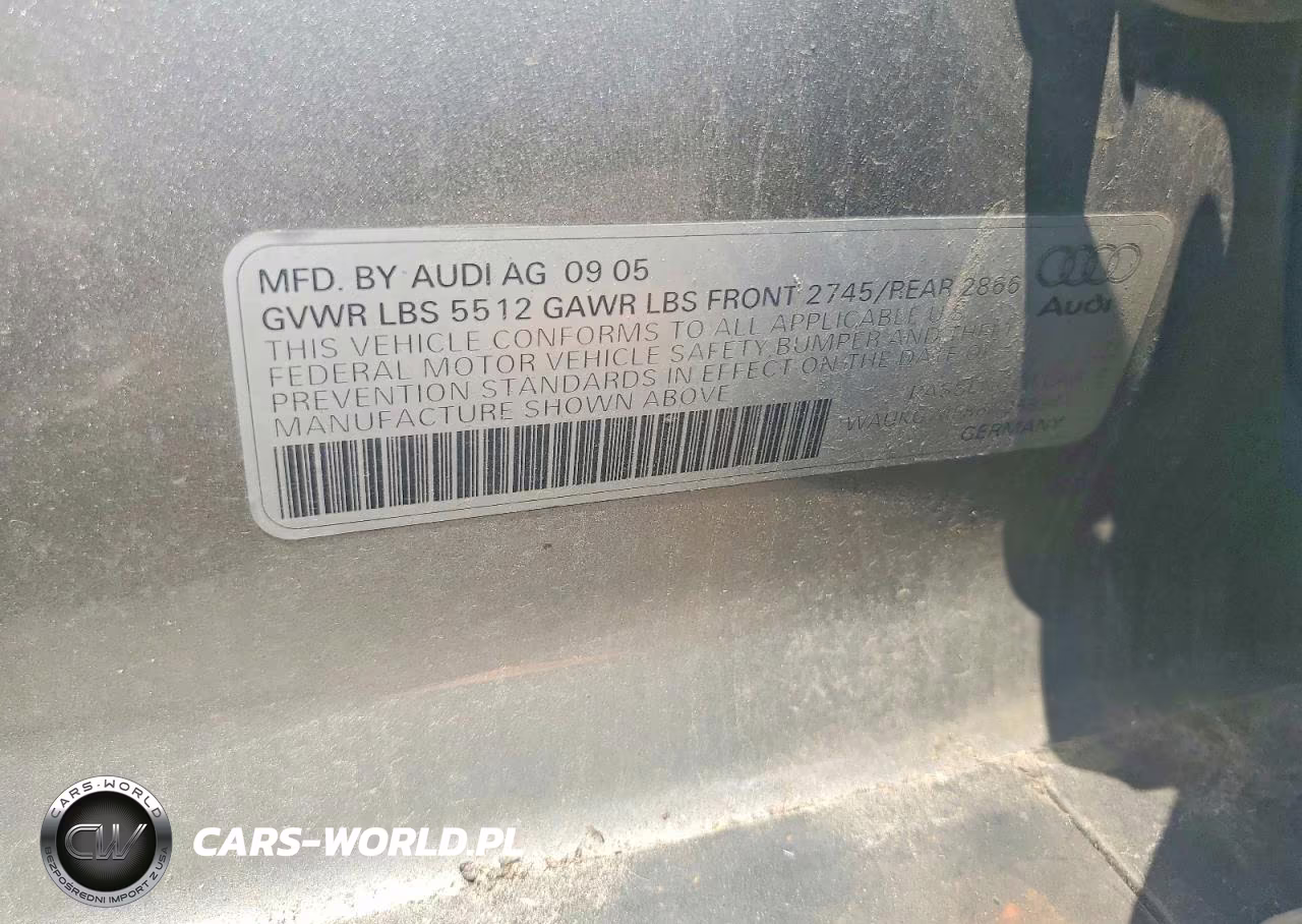 2006 Audi A6 Avant Quattro VIN:WAUKG74F86N068941 - 13