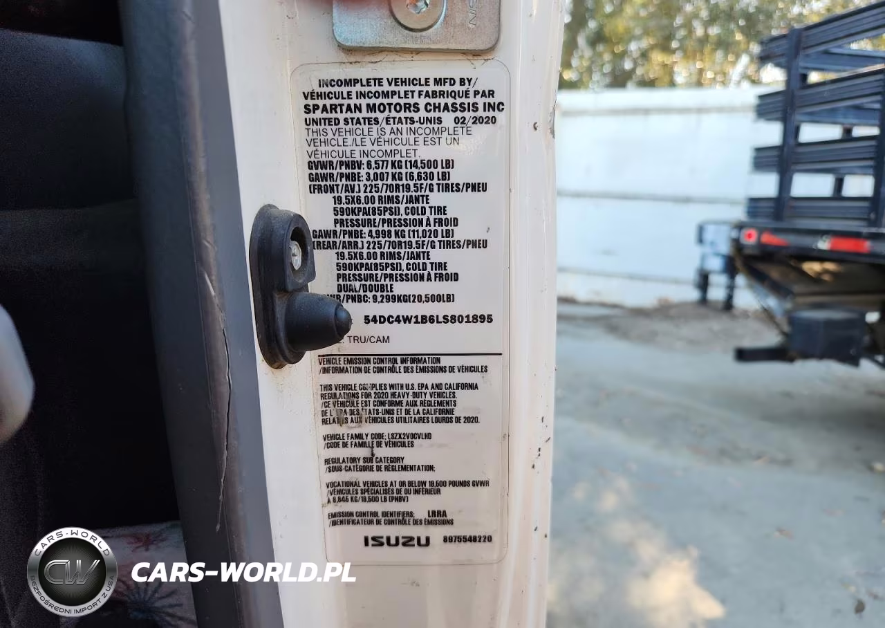 2020 Isuzu Npr Hd VIN:54DC4W1B6LS801895 - 12