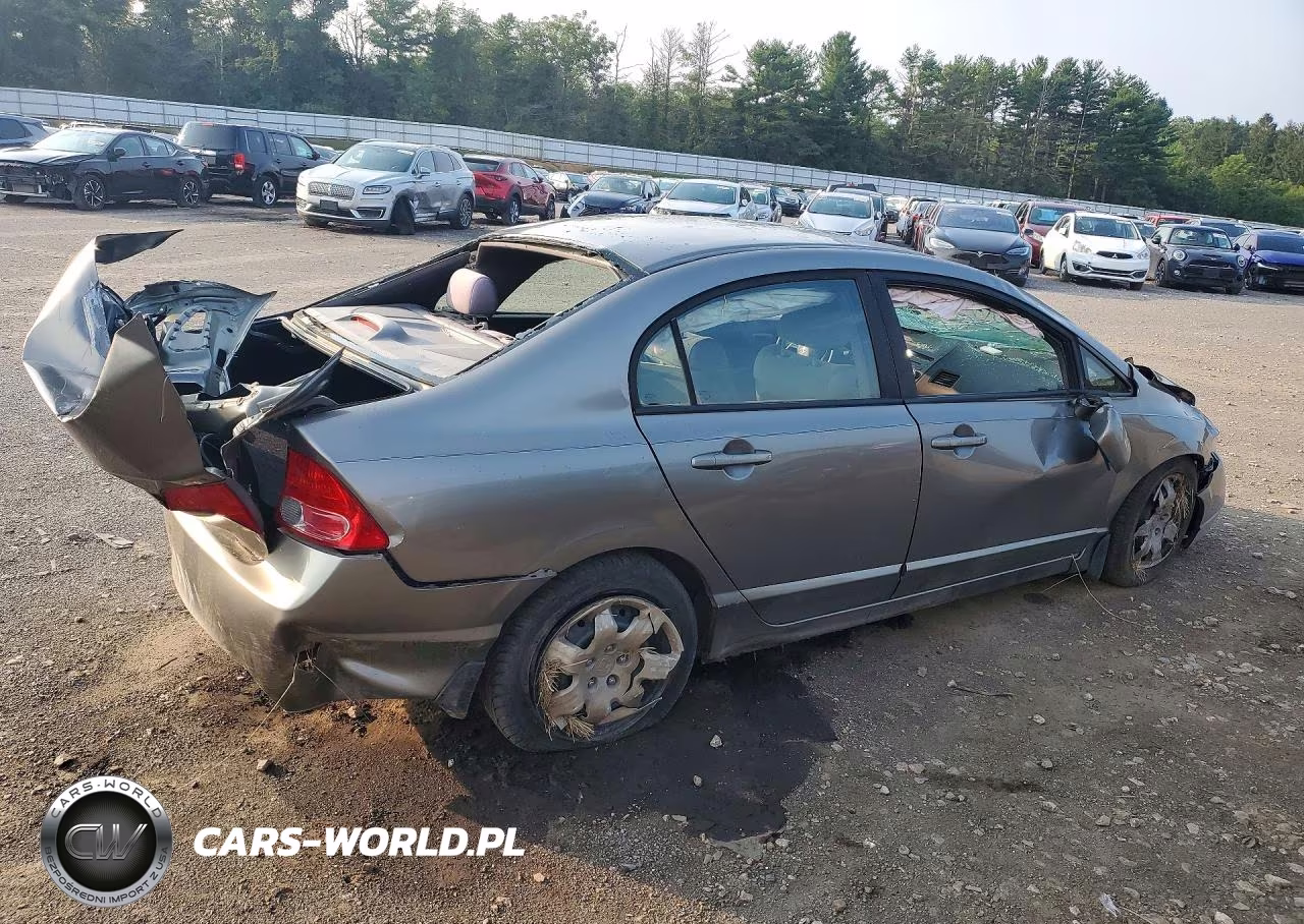 2008 Honda Civic Lx VIN:1HGFA15598L077480 - 3