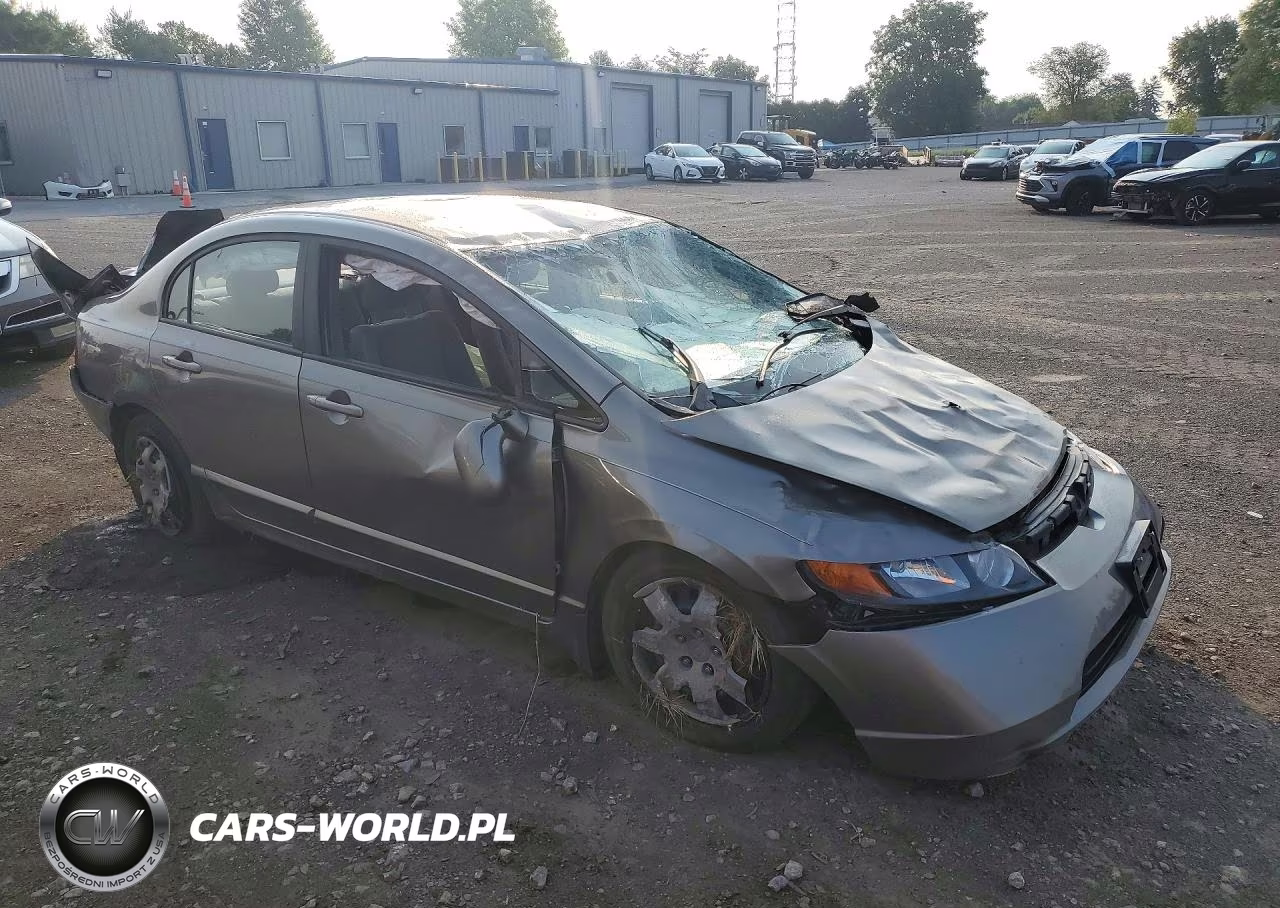 2008 Honda Civic Lx VIN:1HGFA15598L077480 - 4