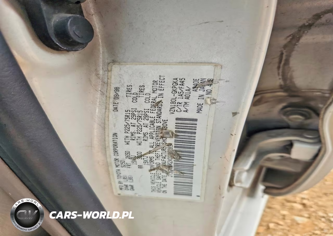 1999 Toyota 4Runner Sr5 VIN:JT3GN86R2X0095289 - 13
