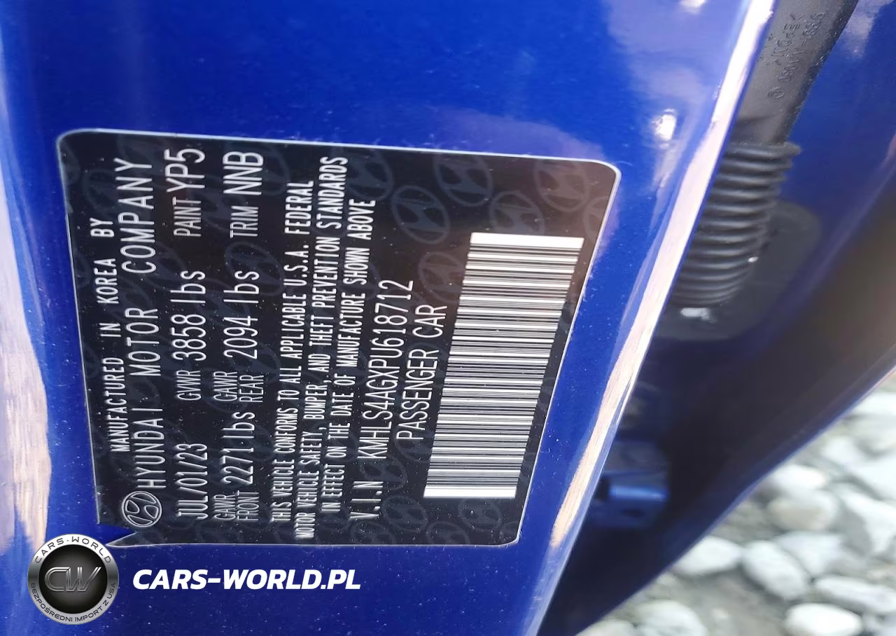 2023 Hyundai Elantra Sel VIN:KMHLS4AGXPU618712 - 12