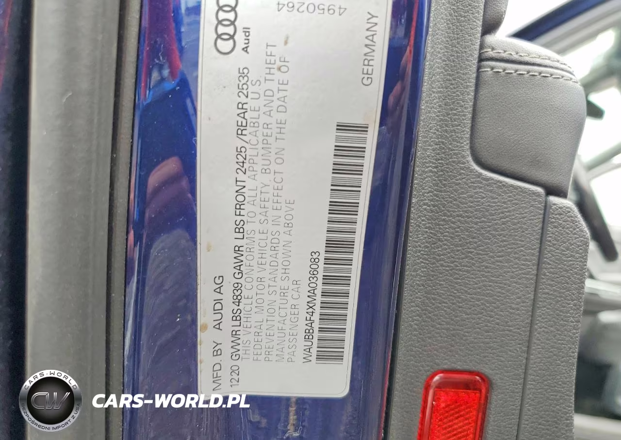 2021 Audi A4 Premium Plus 40 VIN:WAUBBAF4XMA036083 - 13