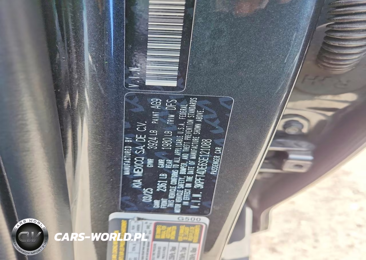 2025 Kia K4 Lxs VIN:3KPFT4DE6SE121088 - 12