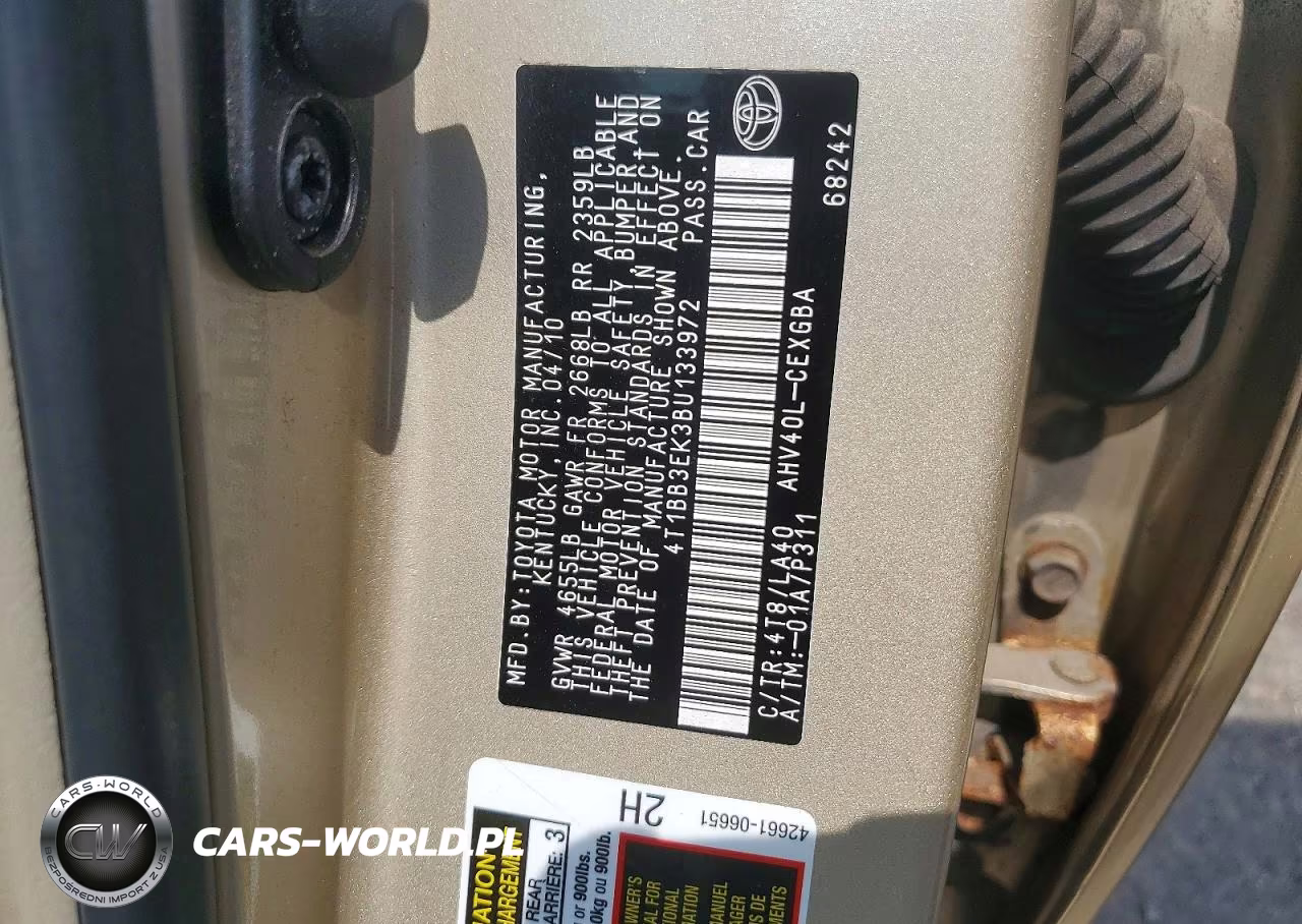 2011 Toyota Camry Hybrid VIN:4T1BB3EK3BU133972 - 12